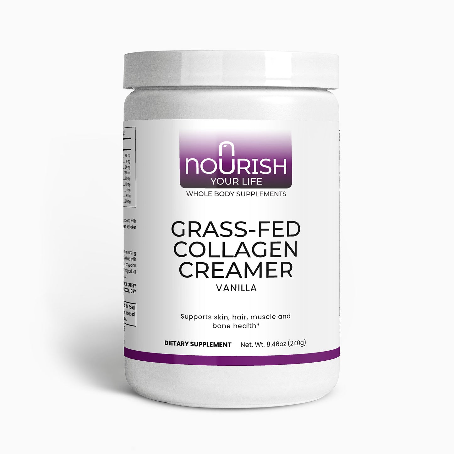 Grass-Fed Collagen Creamer (Vanilla)