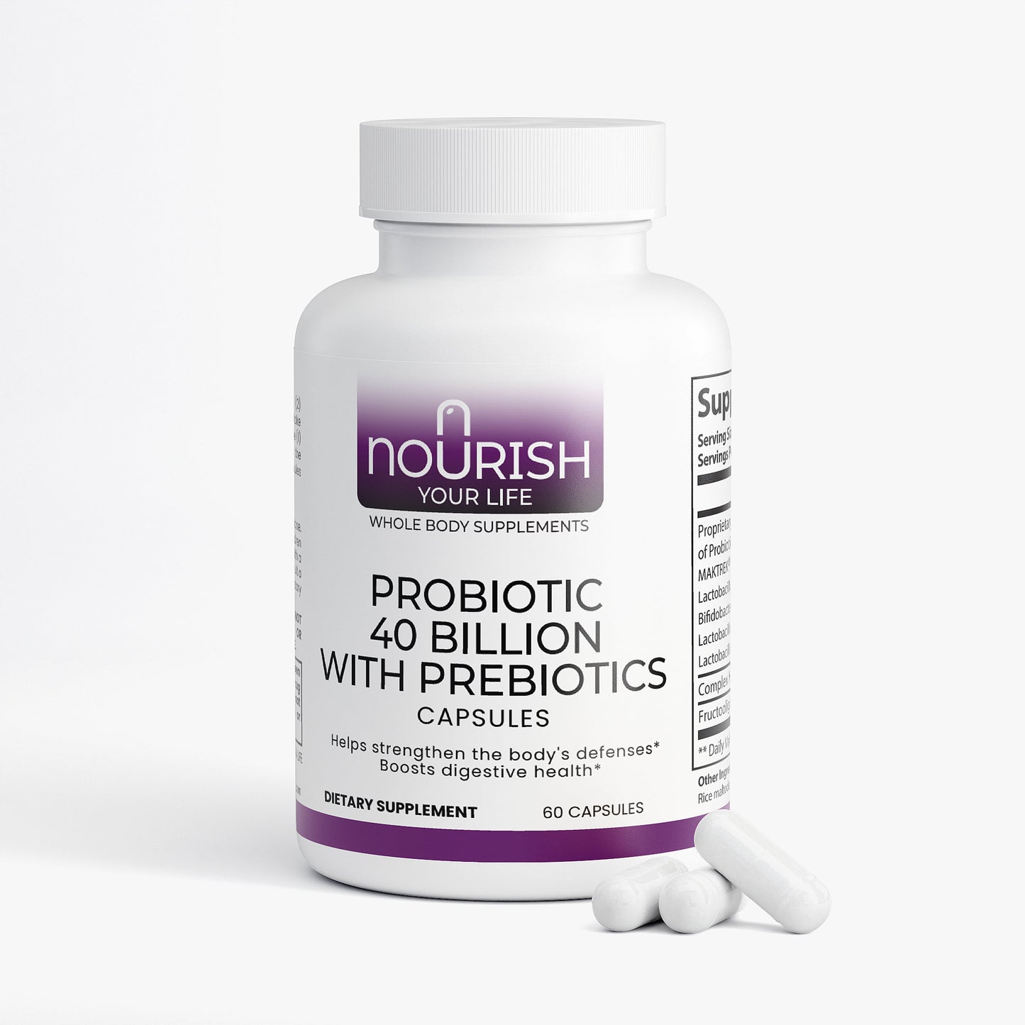 Probiotic 40 Billion with Prebiotics