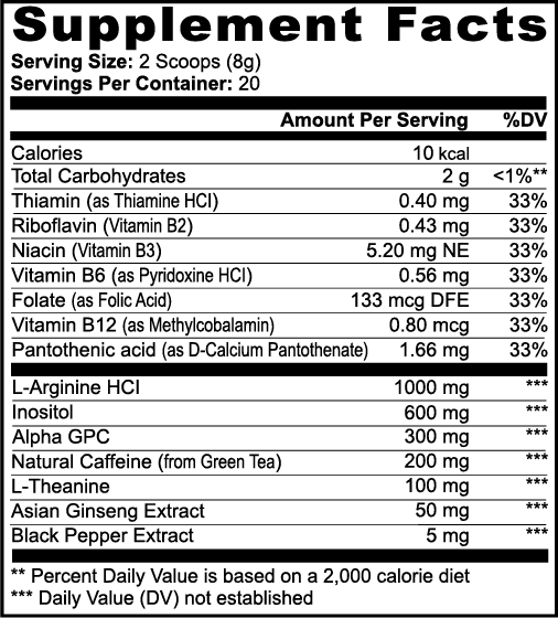 Focus Powder (Sour Gummi Worm)