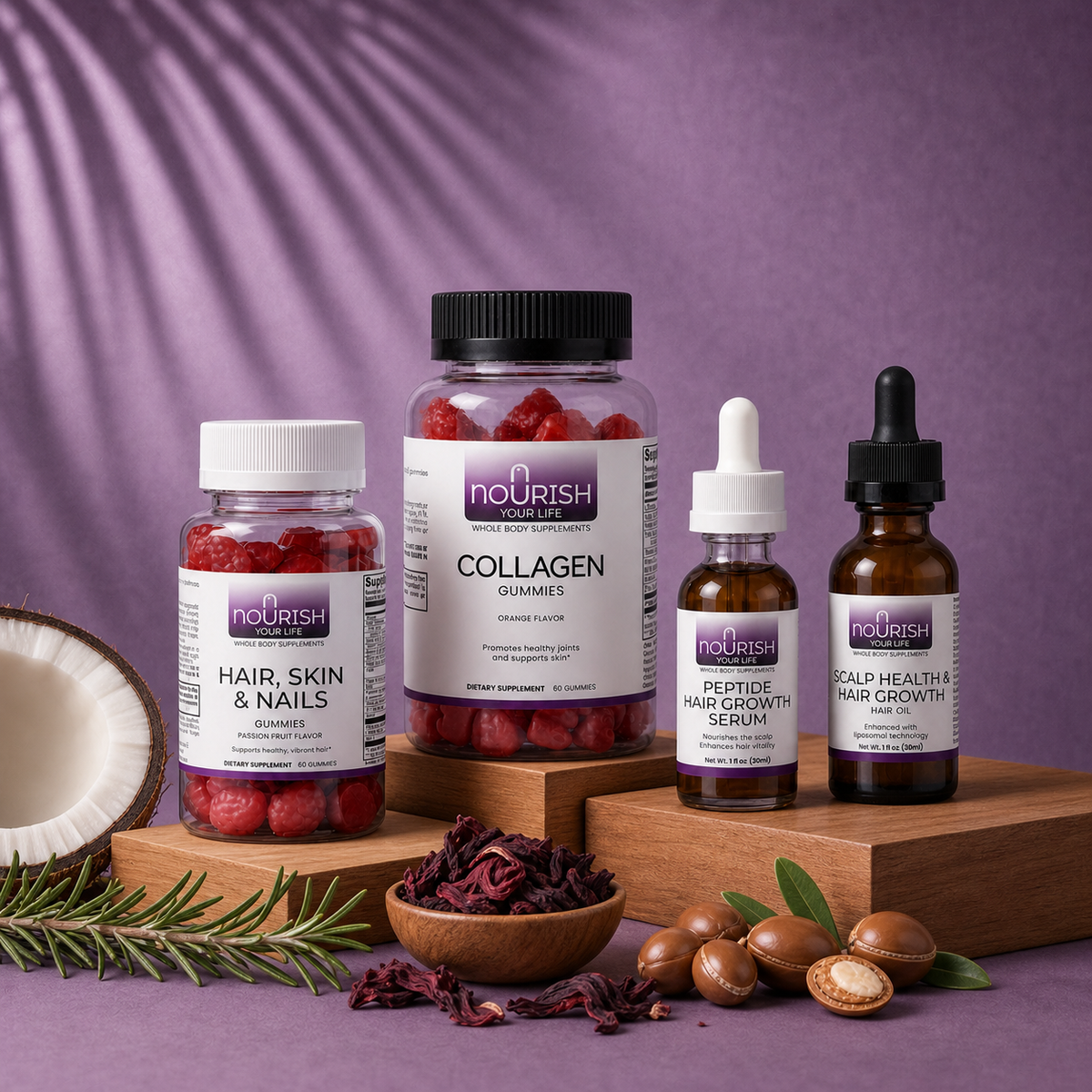 NYL Hair Skin and Nails Bundle in Savor style