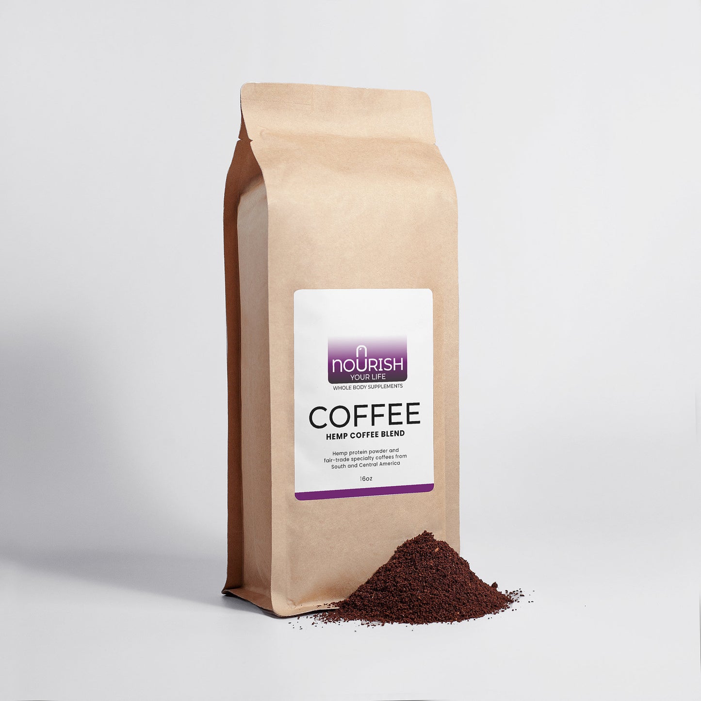 Hemp Coffee Blend - Medium Roast 16oz