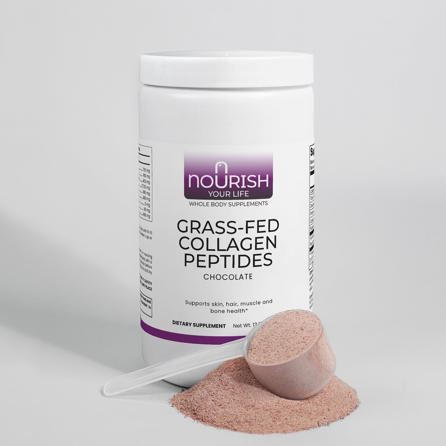Grass-Fed Collagen Peptides Powder (Chocolate)