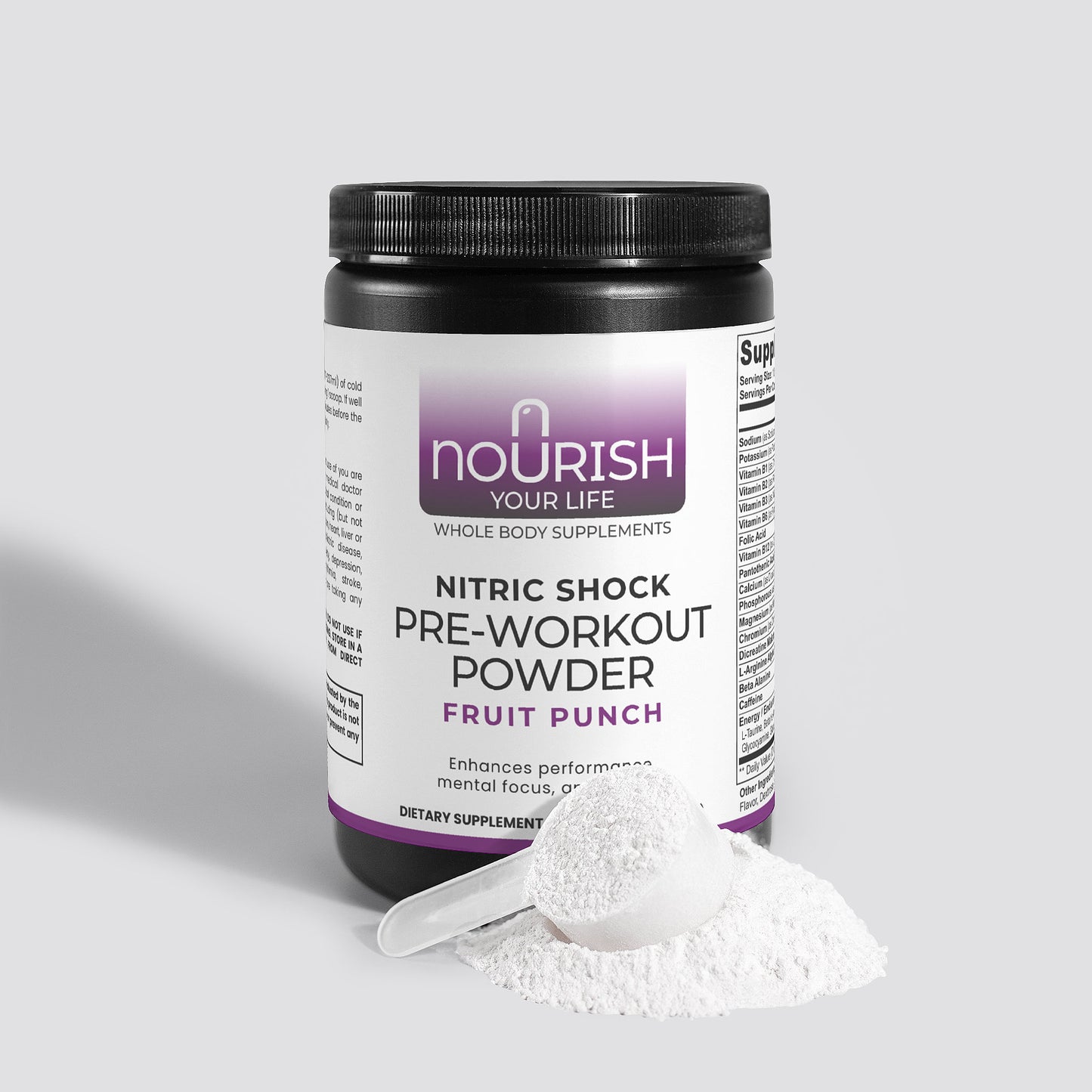 Nitric Shock Pre-Workout Powder (Fruit Punch)