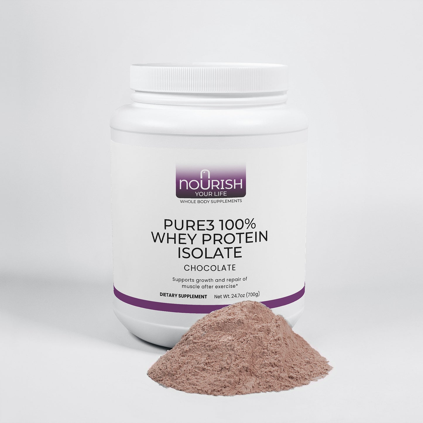 Pure3 100% Whey Protein Isolate (Chocolate)